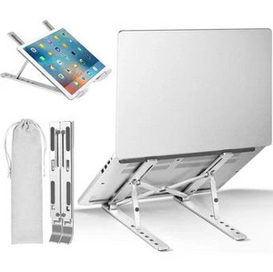 ⭐   SOPORTE PEGABLE DE ALUMINIO PORTATIL PARA LAPTOP ⭐