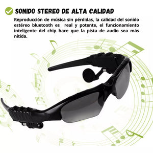 LENTES CON BLUETOOTH 5.0 CON AUDIFONOS INALAMBRICOS + ESTUCHE